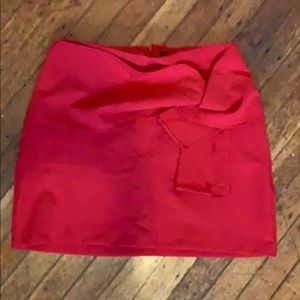 Zara Red Miniskirt